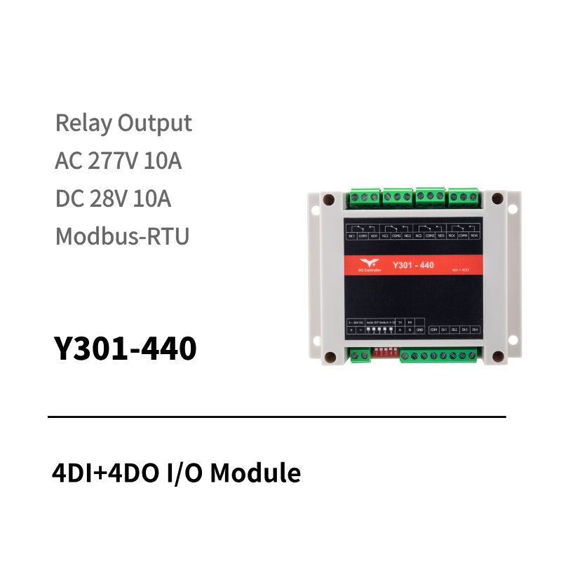 Y301-440/444 4DI+4DO +4AI I/O Module