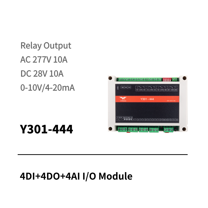 Y301-440/444 4DI+4DO +4AI I/O Module