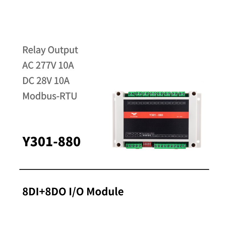 Y301-880 8DI+8DO I/O Module