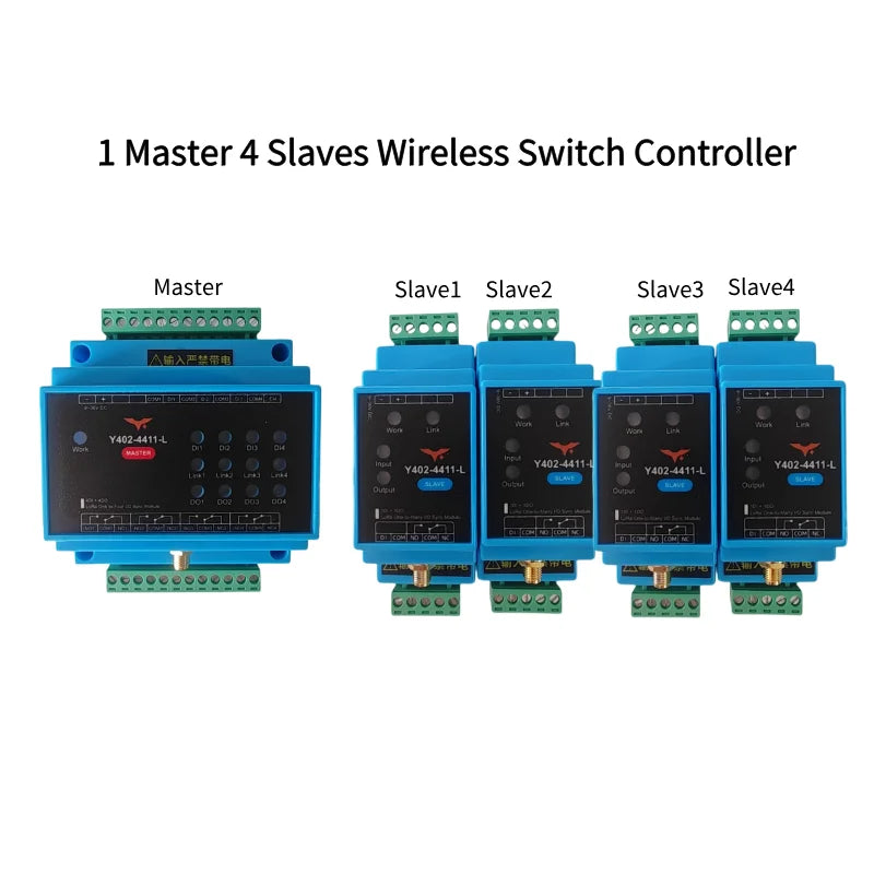 4DI+4DO LoRa Wireless One-to-Four I/O Sync Module