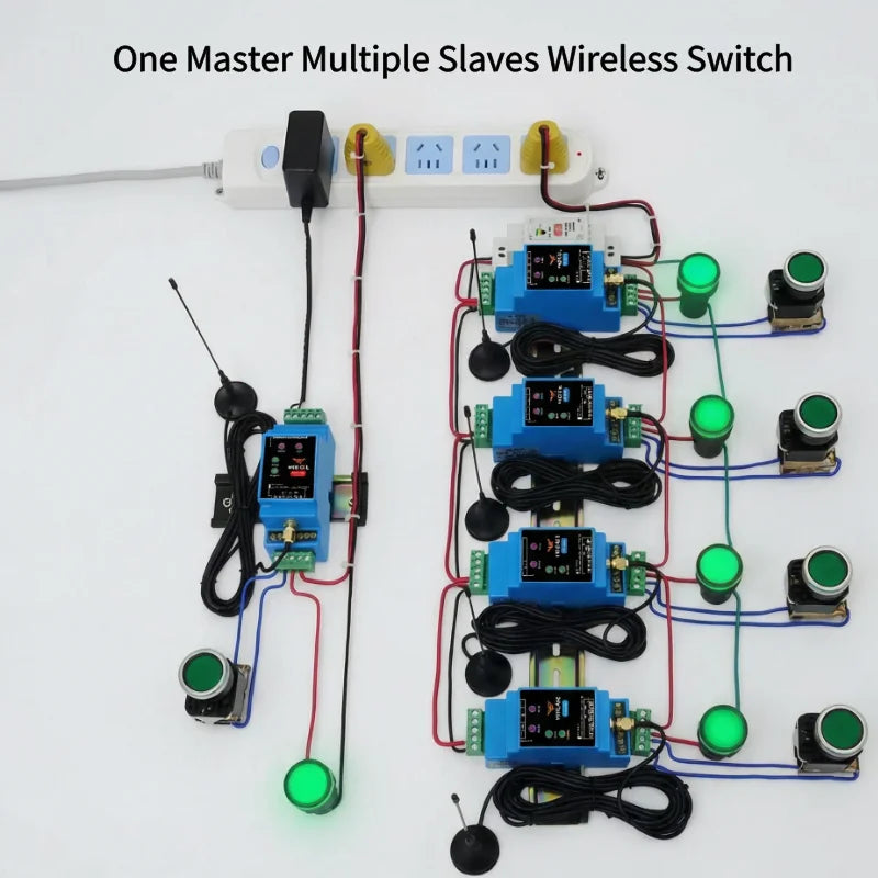 1DI+1DO LoRa Wireless One-to-Many I/O Sync Module