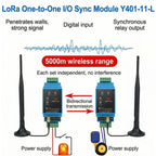 1DI+1DO LoRa Wireless One-to-One I/O Sync Module