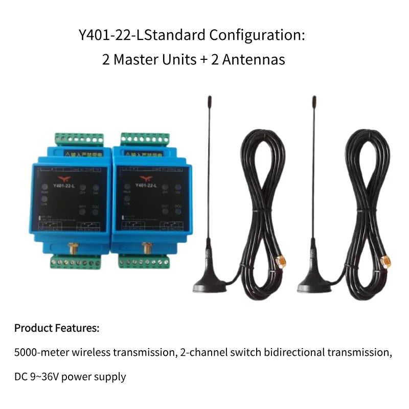2DI+2DO LoRa Wireless One-to-One I/O Sync Module