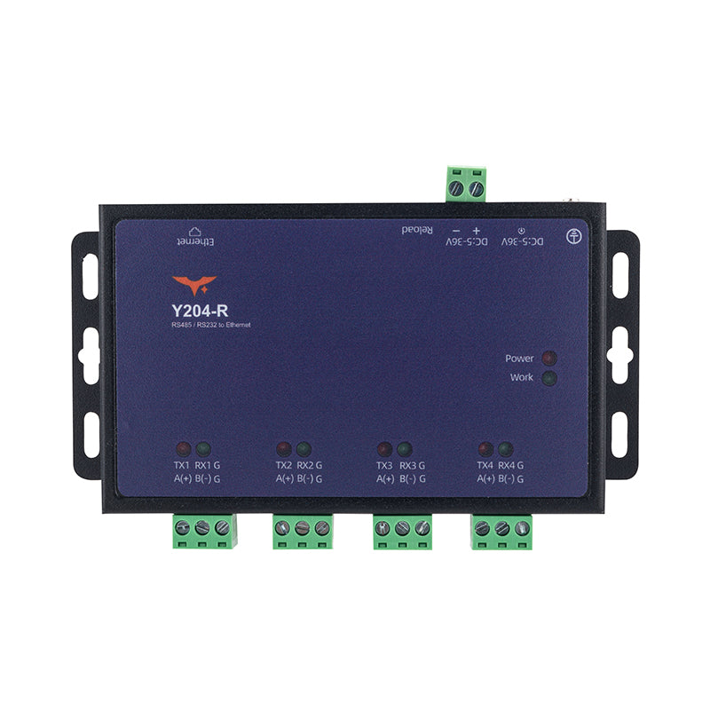 Y204-R 4 Ports Serial to Ethernet Converter