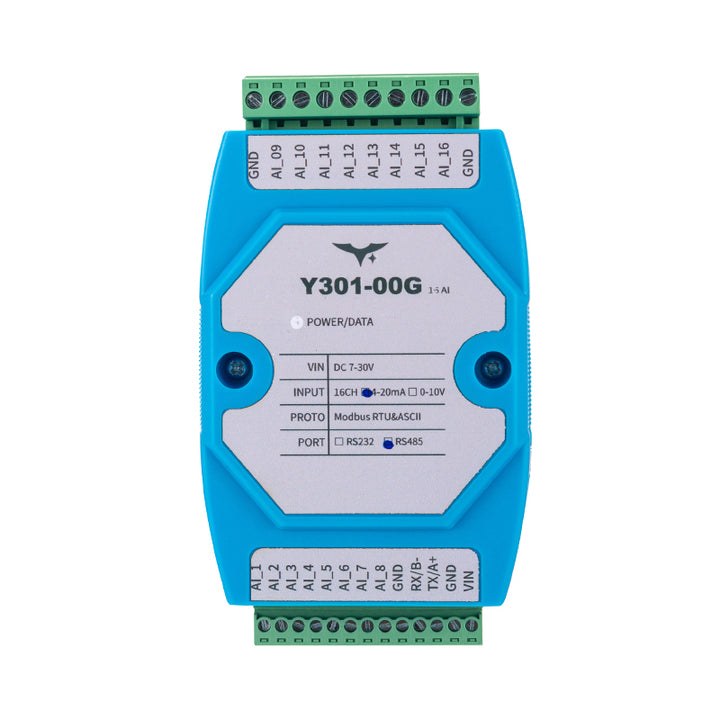 Y301-00G 16-Channel Analog Input Module