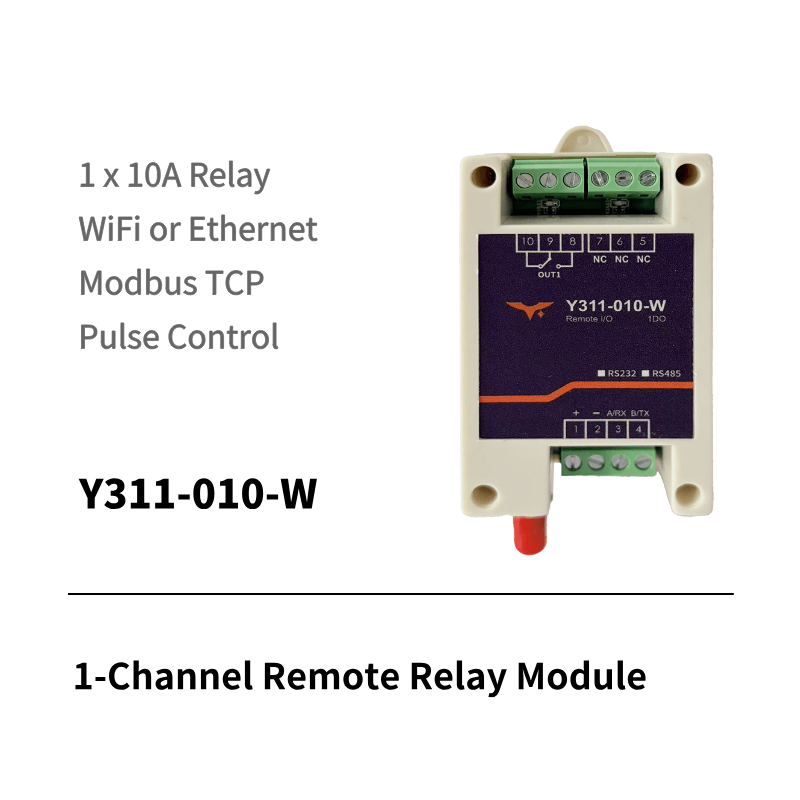 Y311-010-W/R 1-Relay Remote I/O Module