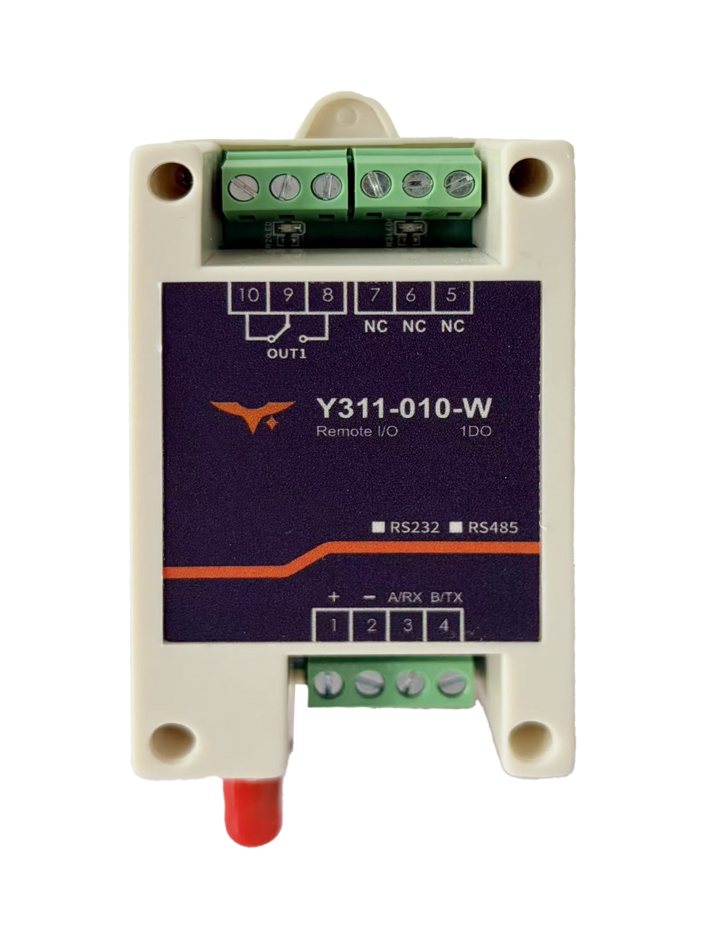 Y311-010-W/R 1-Relay Remote I/O Module