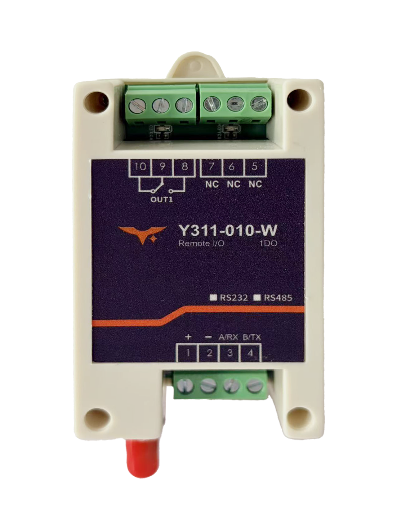 Y311-010-W/R 1-Relay Remote I/O Module
