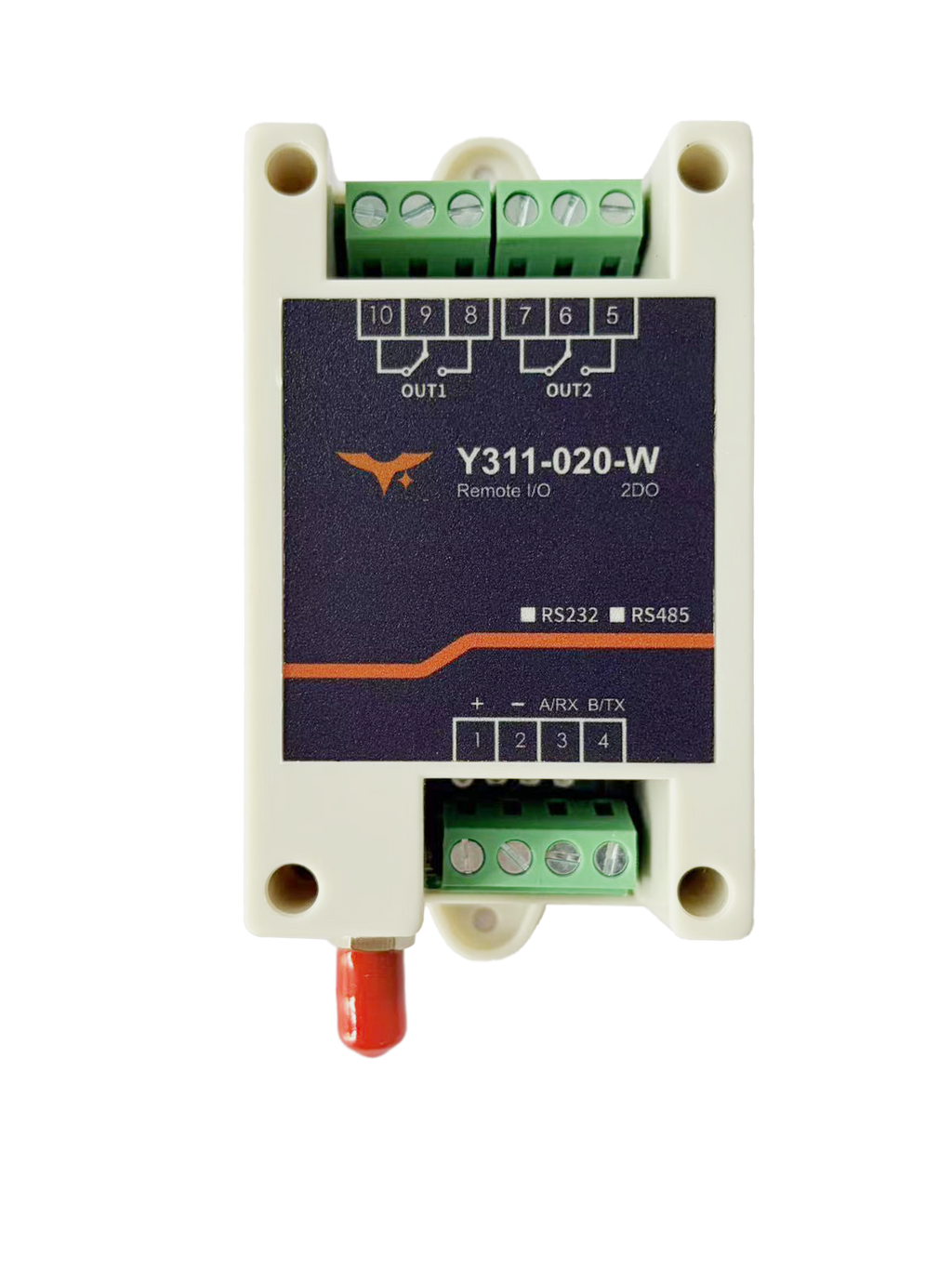 Y311-020-W/R 2-Relay Remote I/O Module