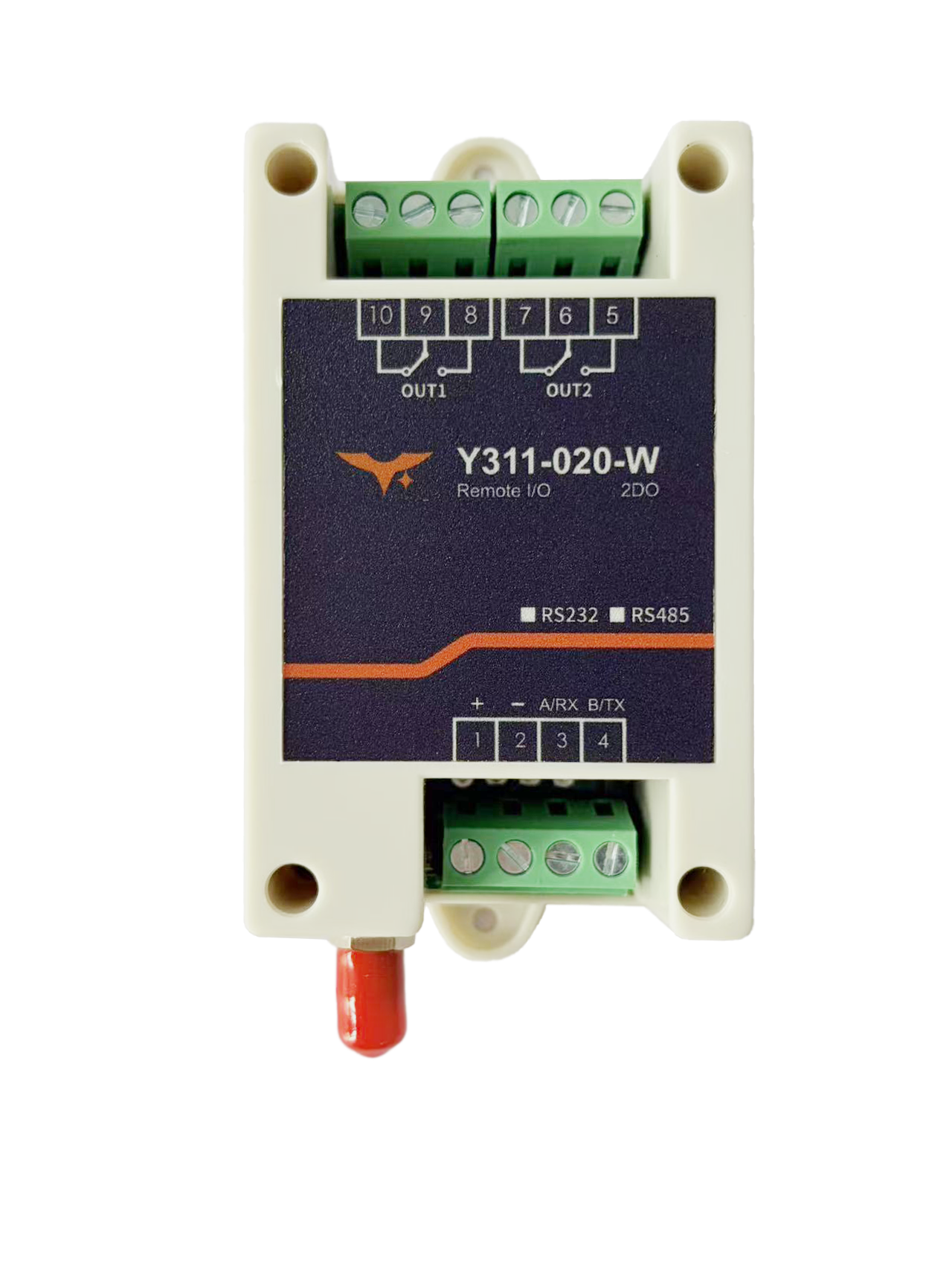 Y311-020-W/R 2-Relay Remote I/O Module